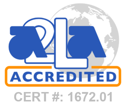 A2LA Accredited